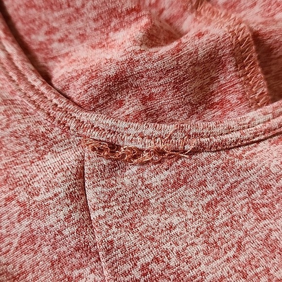 Halo hooded long-sleeve athletic top Red sz L Modest - Picture 9 of 9